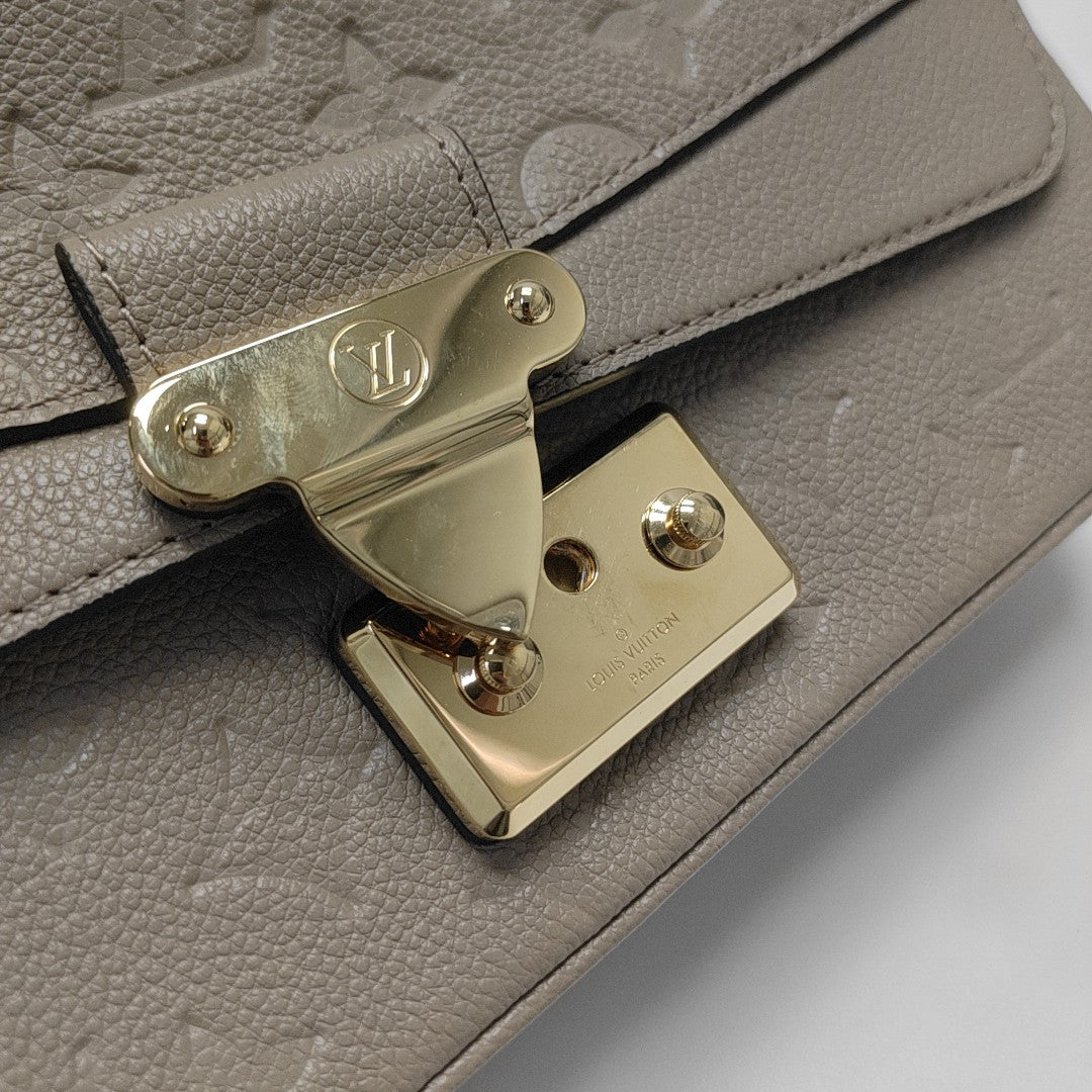 MARCEAU Monogram Calfskin Gray