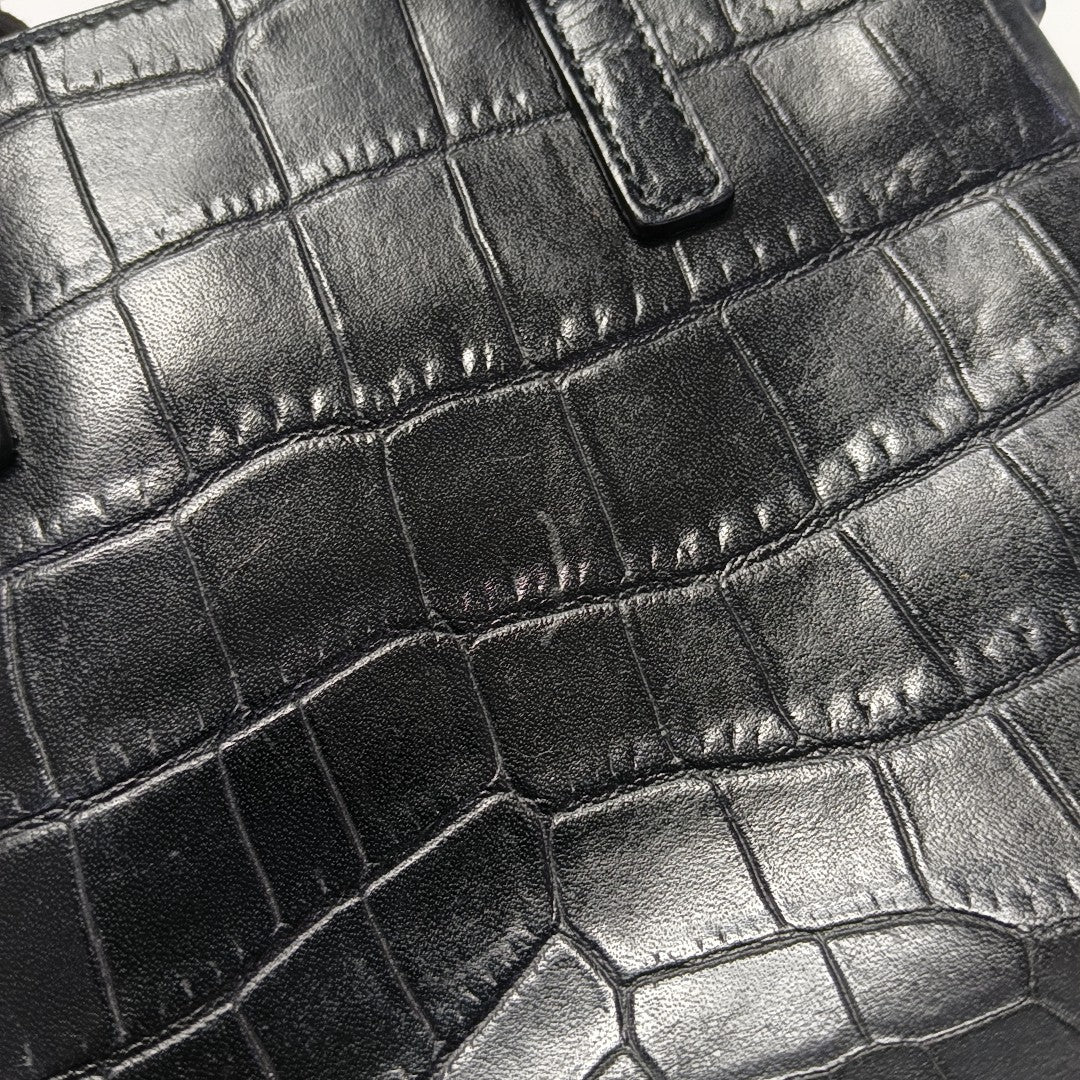 Calfskin Shoulder Bag Black