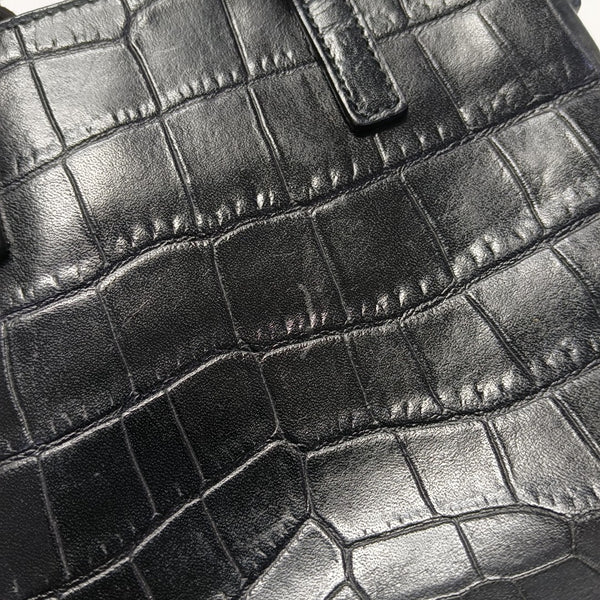 Calfskin Shoulder Bag Black