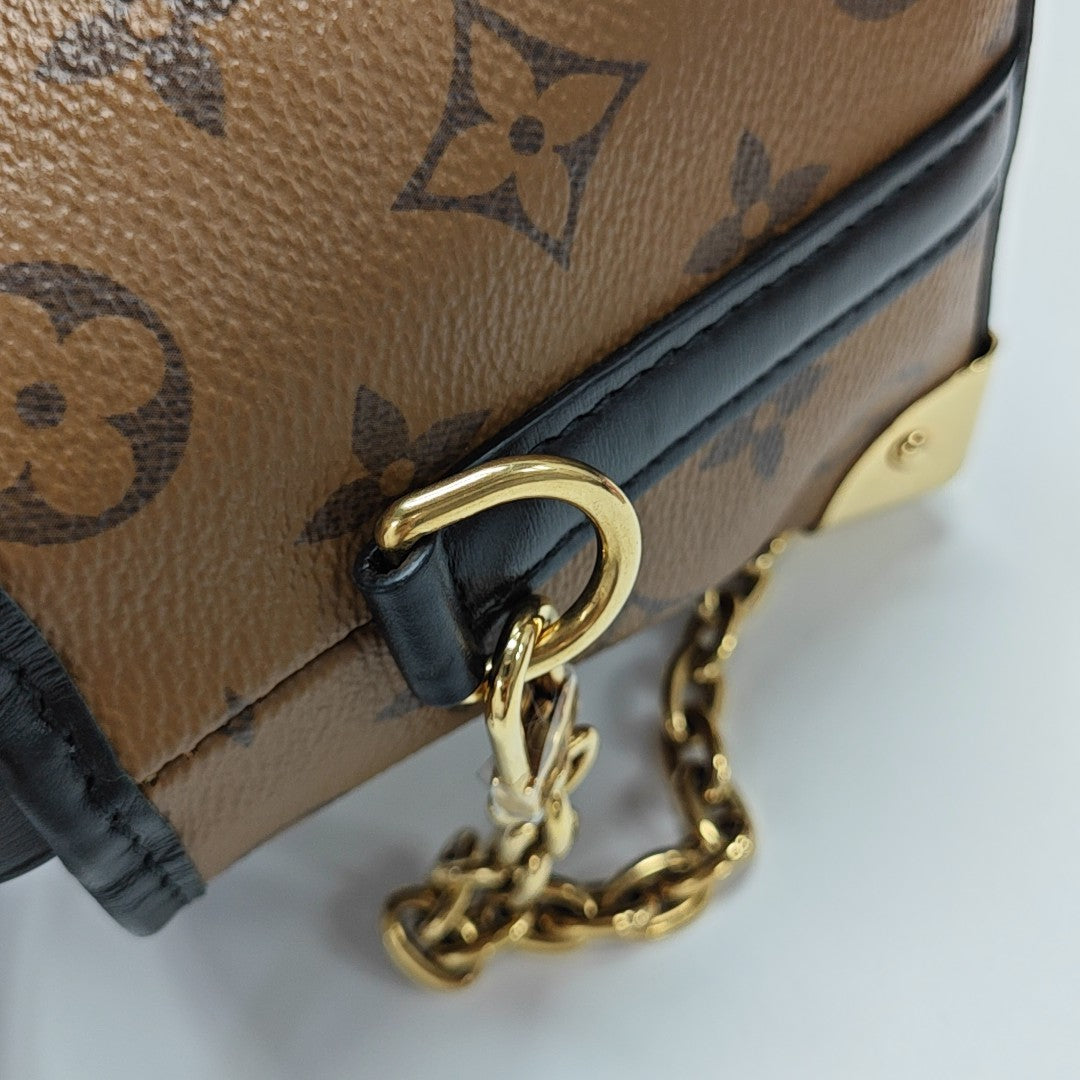 NOÉ PURSE LV CHARMS Monogram Coated Canvas Brown