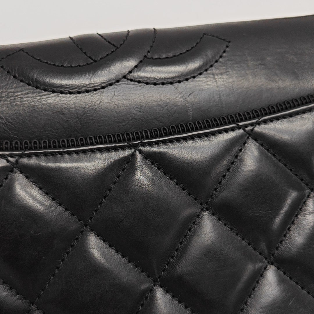 BALLERINE Medium Quilted Calfskin Black