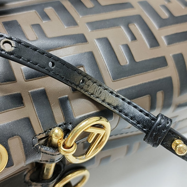 Mon Tresor Mini Monogram Calfskin Brown