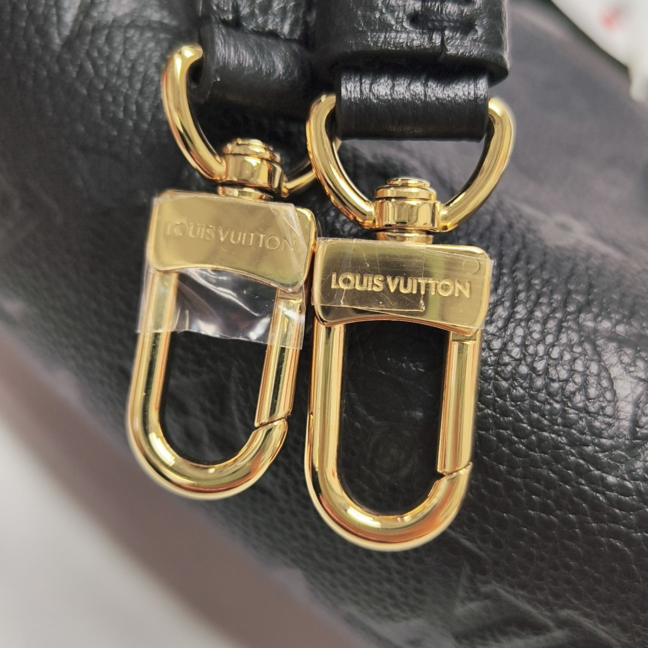 SPEEDY Nano Monogram Calfskin Black