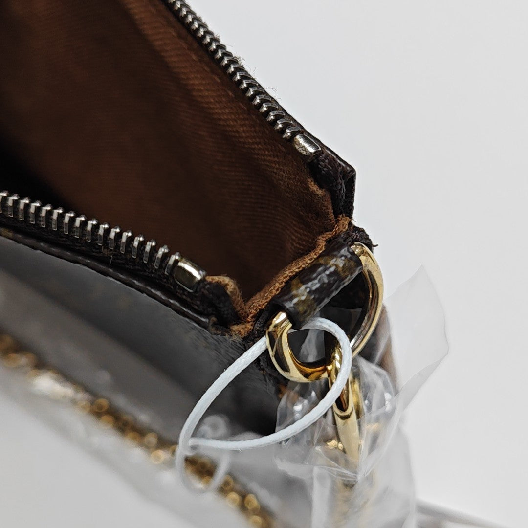 EVA Monogram Coated Canvas Brown
