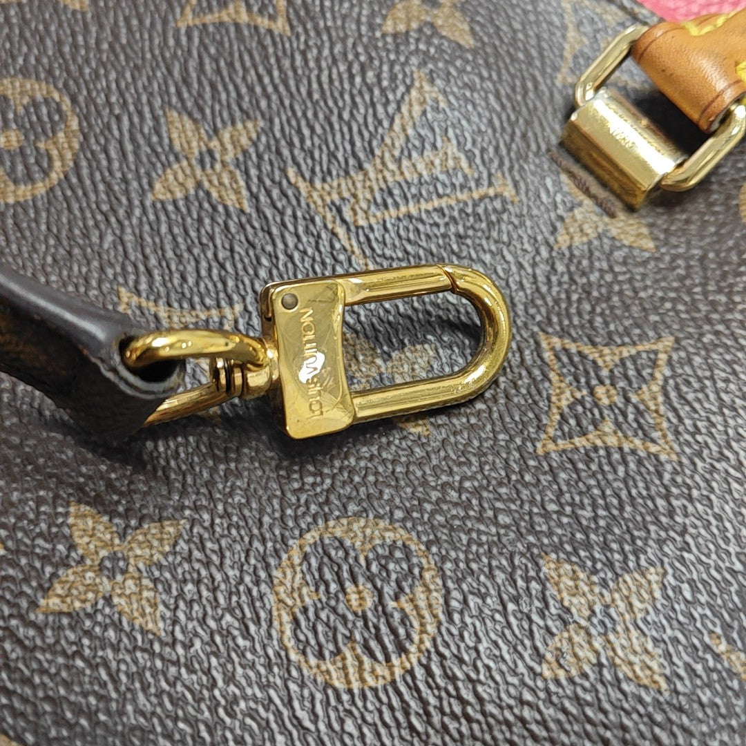 PALLAS BB Monogram Coated Canvas Brown