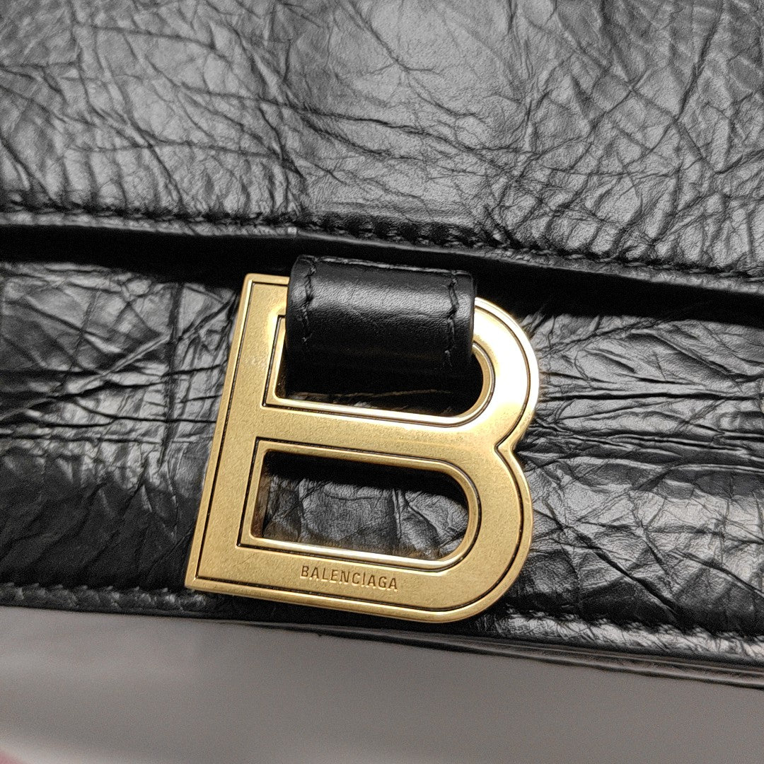 Crush Large Calfskin Black
