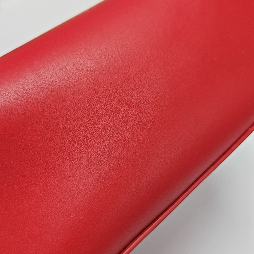 Puzzle Mini Calfskin Red