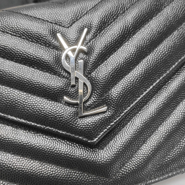 MONOGRAM WOC Chevron Calfskin Black