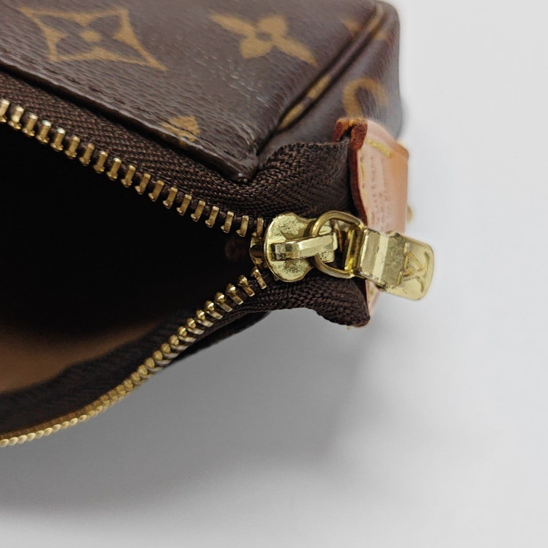 ACCESSOIRES Mini Monogram Coated Canvas Brown