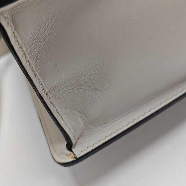 Sylvie Small Calfskin White