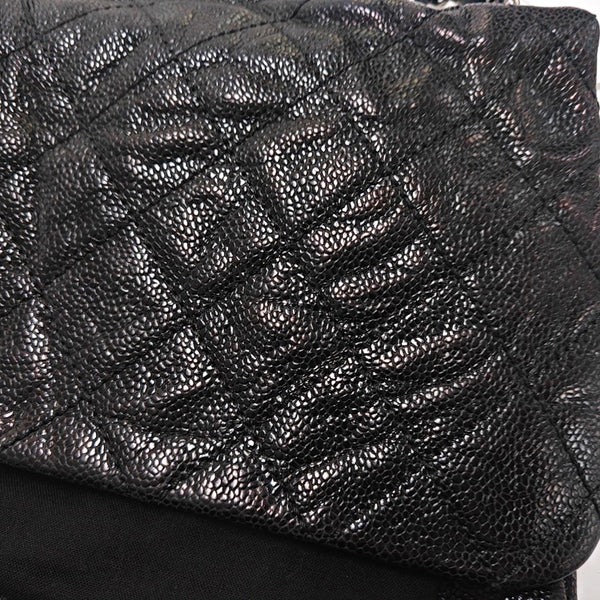 Quilted Grained Calfskin Black