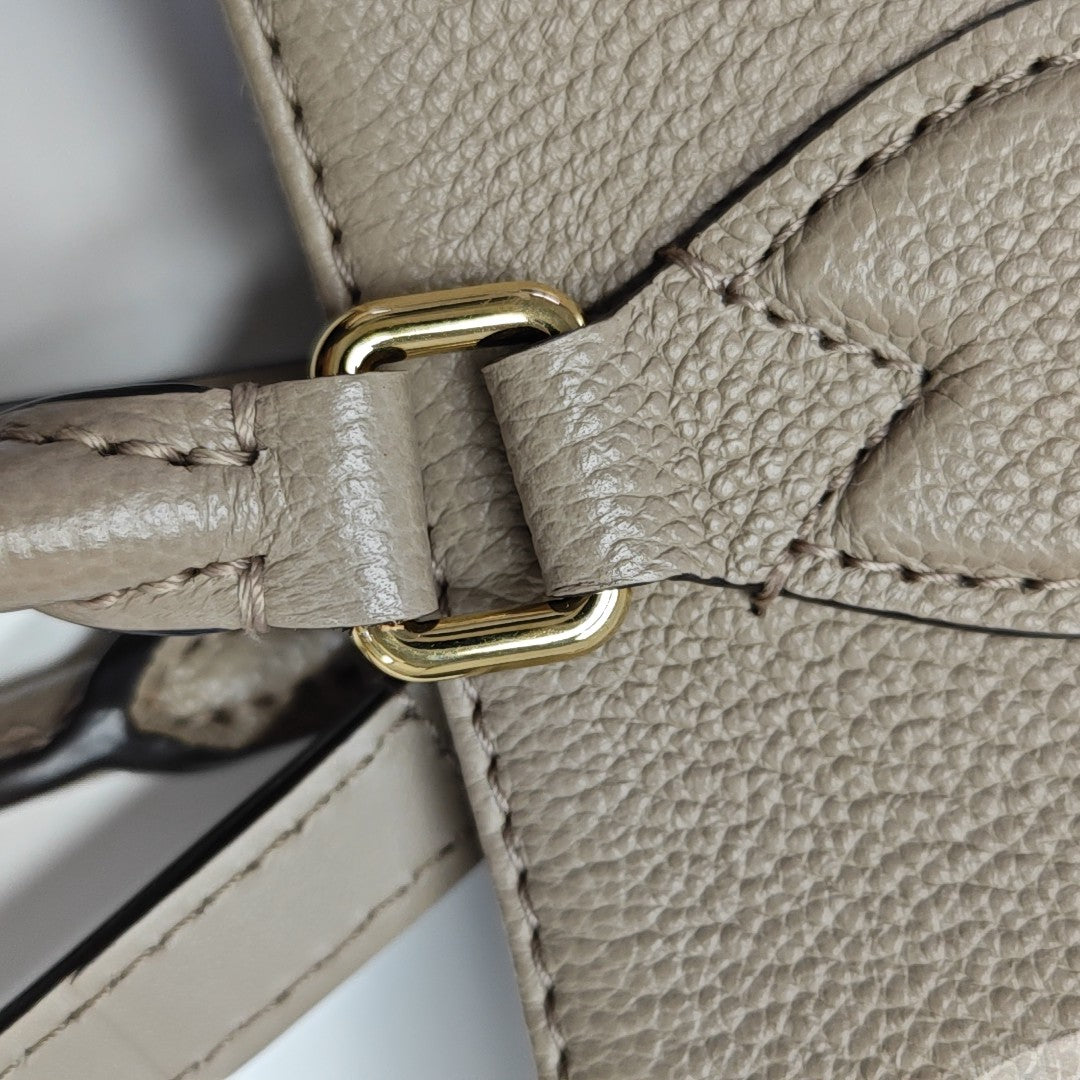 ONTHEGO MM Monogram Calfskin Gray