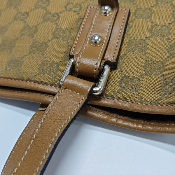 Monogram Canvas Tote Bag Yellow