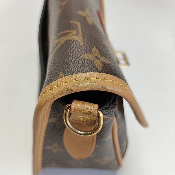 DIANE Monogram Coated Canvas Brown