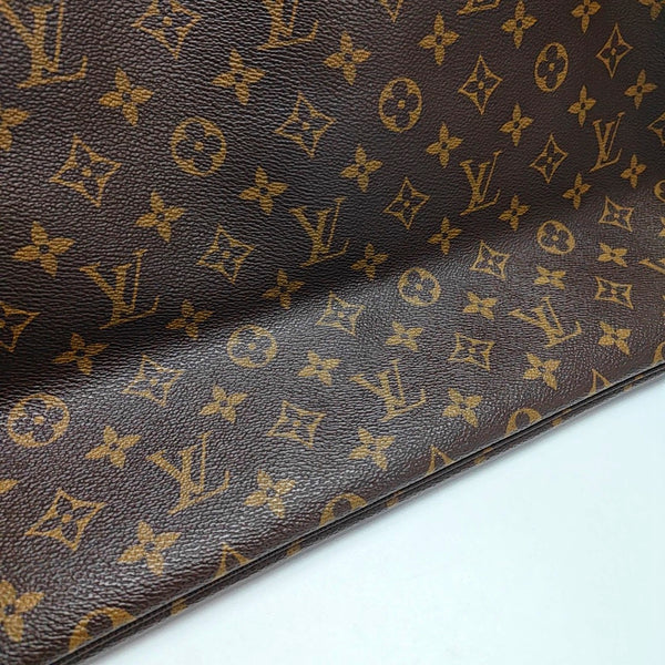 NEVERFULL GM Monogram Coated Canvas Brown