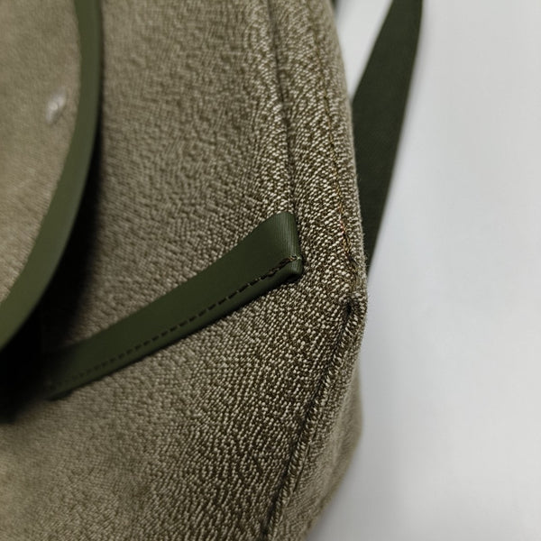 Fabric Crossbody Bag Green