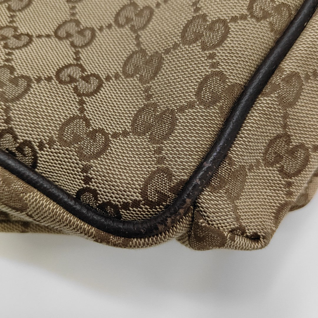 Monogram Canvas Shoulder Bag Black