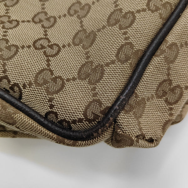 Monogram Canvas Shoulder Bag Black