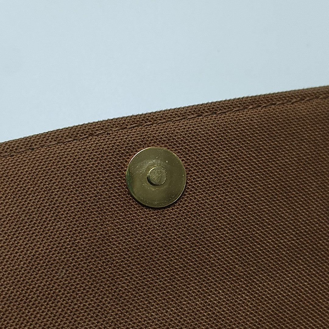 IVY Monogram Coated Canvas Brown