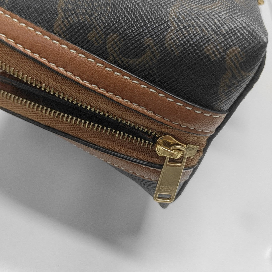 TRIOMPHE CANVAS Coated Canvas Brown