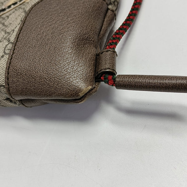 Monogram Coated Canvas Backpack Black