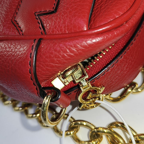 Galore Quilted Calfskin Red