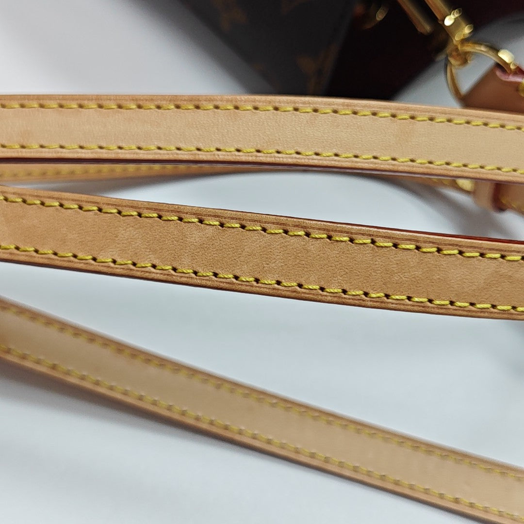 NÉONOÉ BB Monogram Coated Canvas Brown