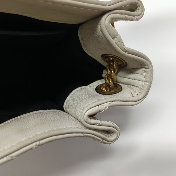 NOLITA Mini Quilted Lambskin White
