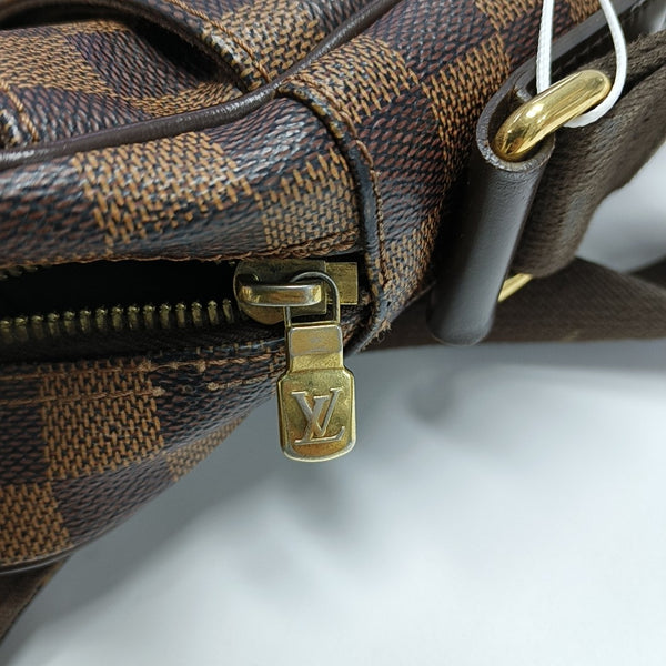 SHELTON Damier Ebene Coated Canvas Brown