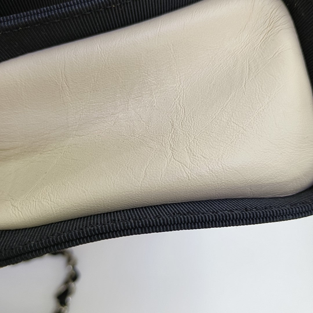 Quilted Calfskin Shoulder Bag Beige