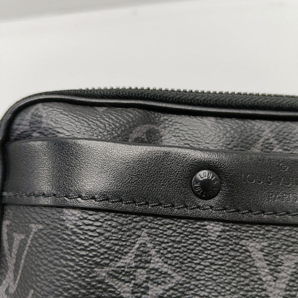 ALPHA Nano Monogram Coated Canvas Black