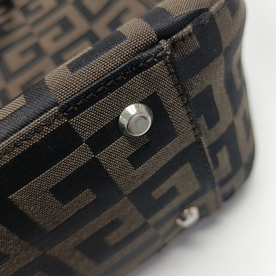 Fabric Tote Bag Brown