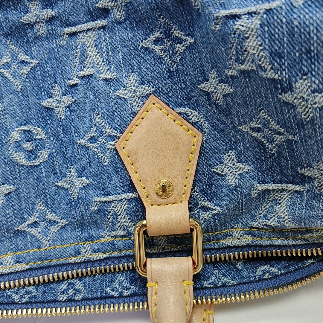 SPEEDY SOFT 30 Monogram Denim Blue