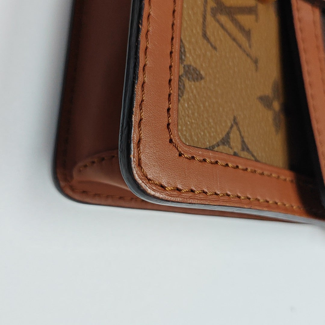DAUPHINE Monogram Coated Canvas Brown