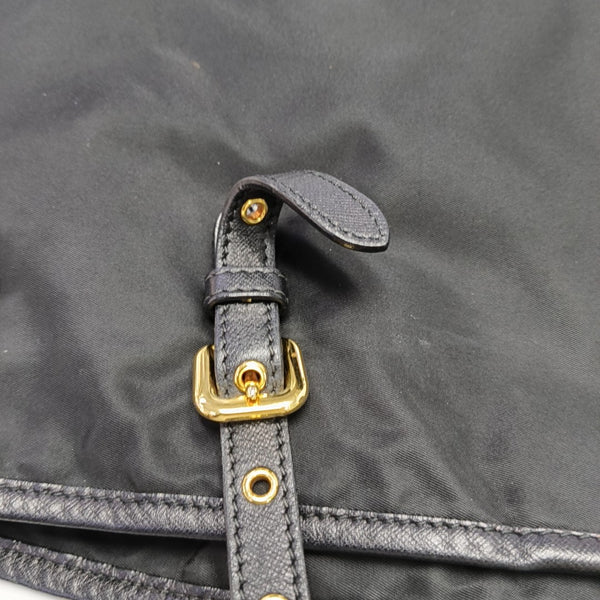 Nylon Tote Bag Black