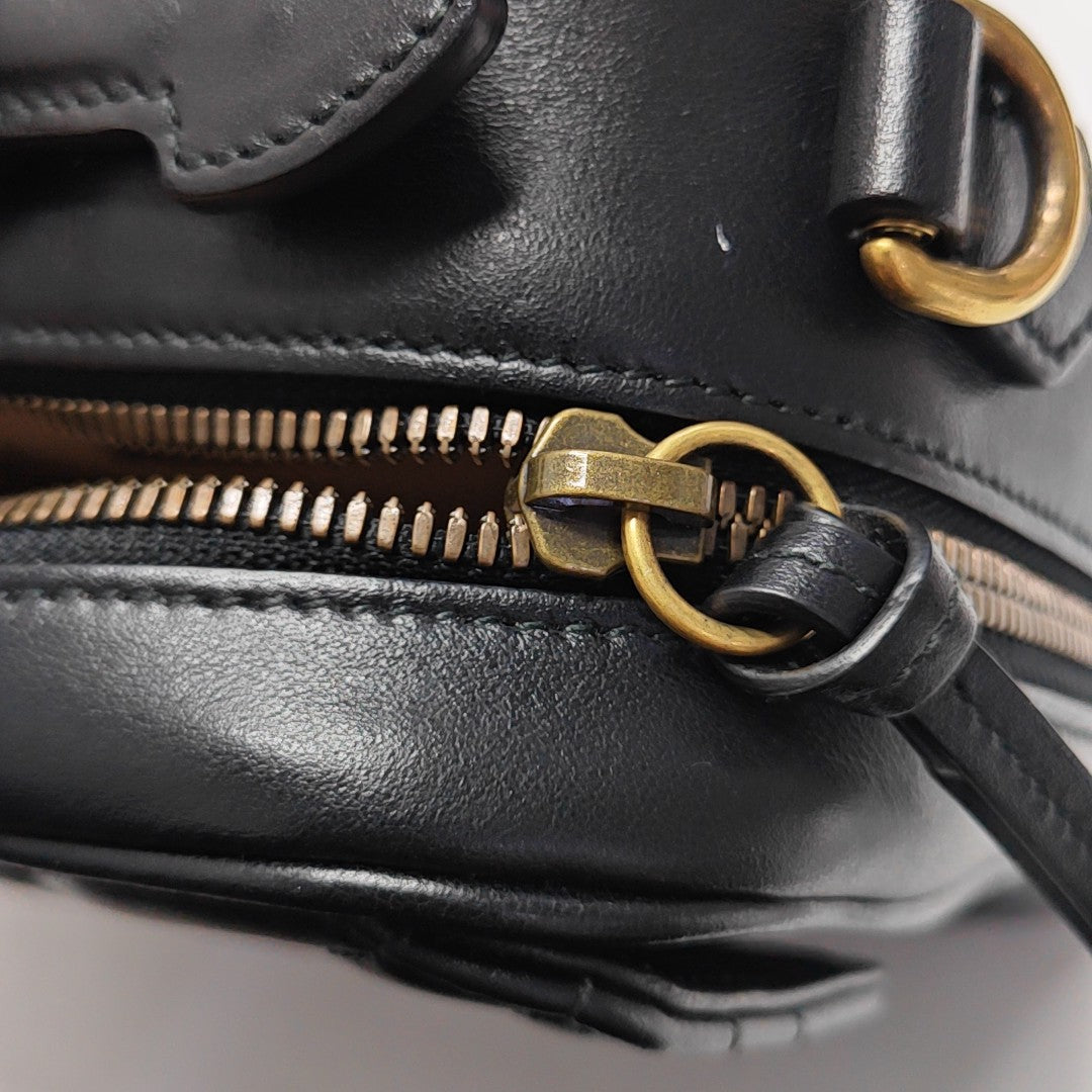 GG Marmont Medium Quilted Calfskin Black
