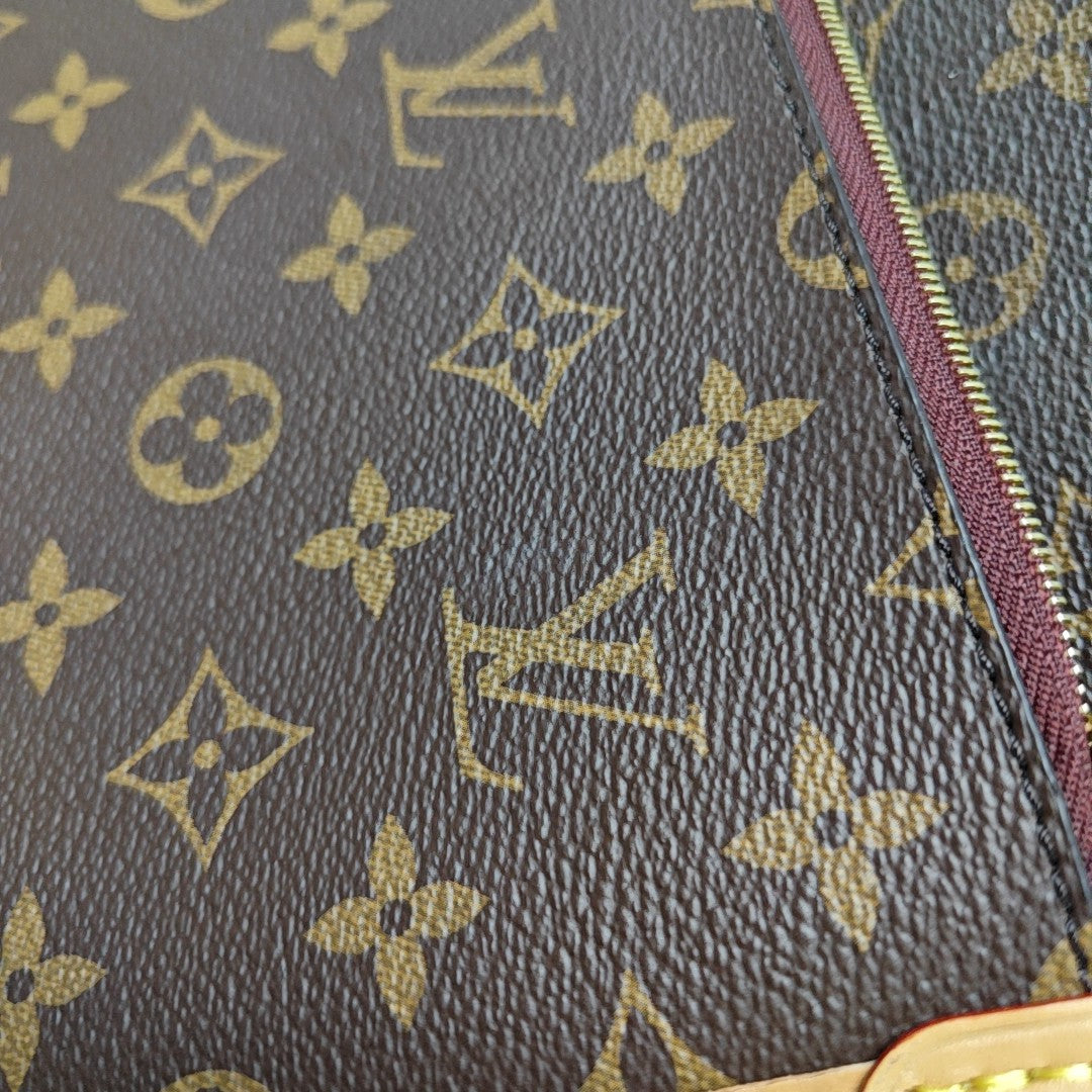 CARRYALL MM Monogram Coated Canvas Brown