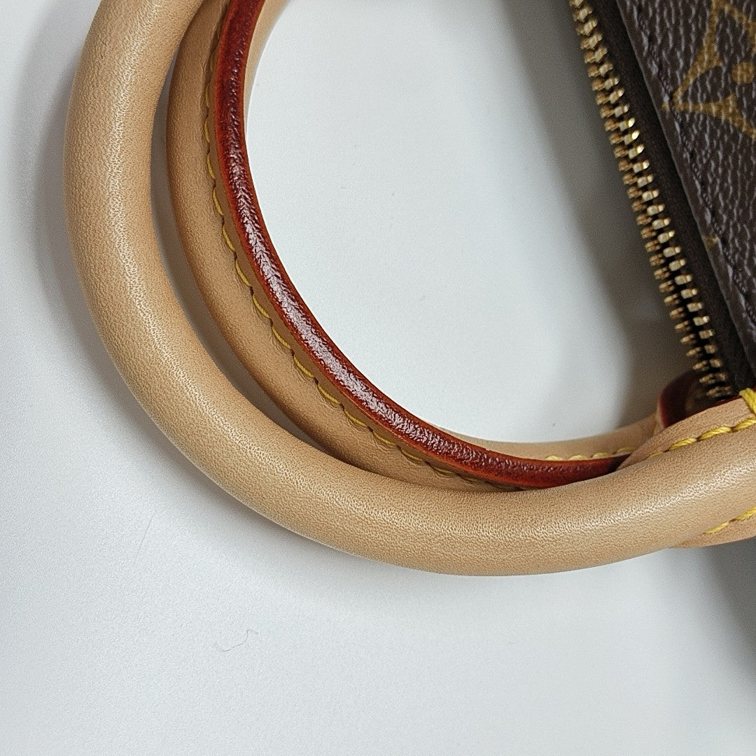 SPEEDY 20 Monogram Coated Canvas Brown