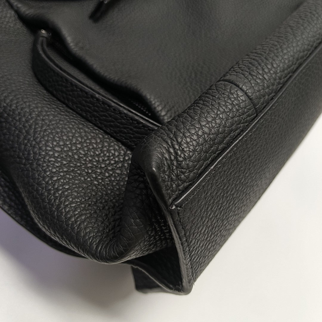 Calfskin Backpack Black
