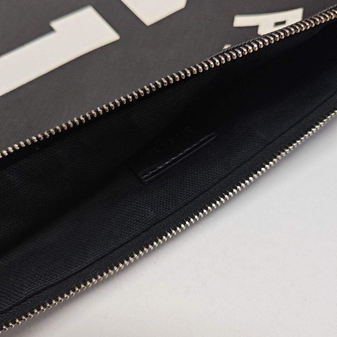 Calfskin Clutch Black