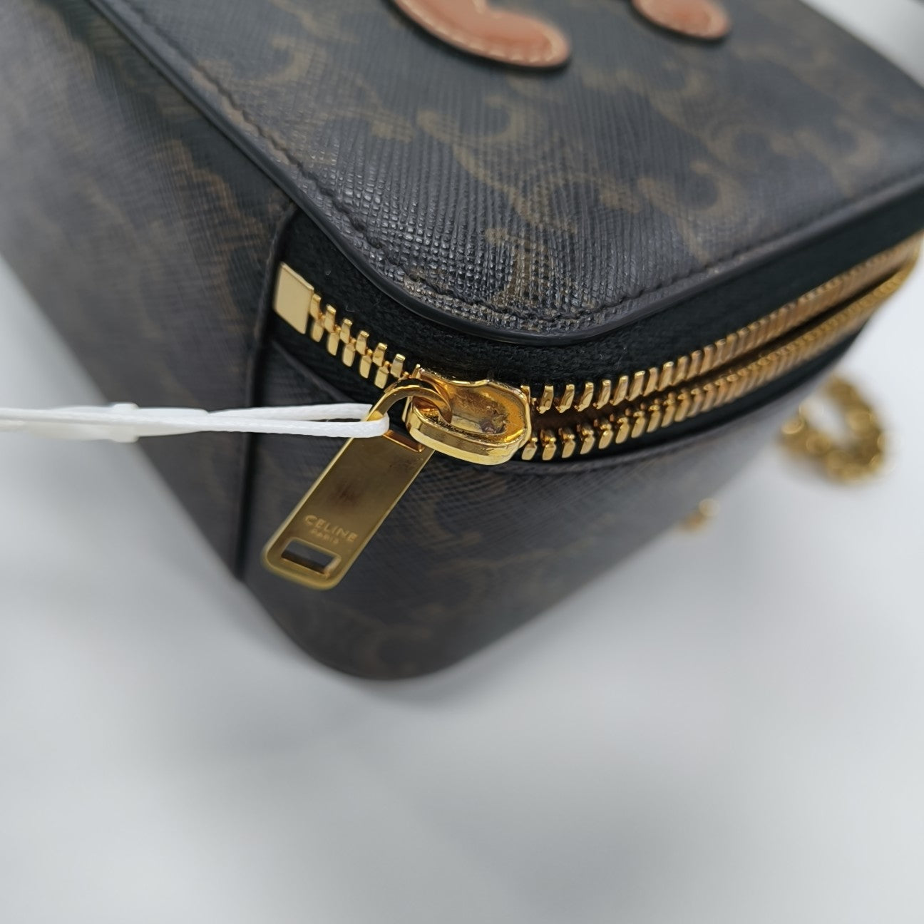 TRIOMPHE Mini Quilted Coated Canvas Black