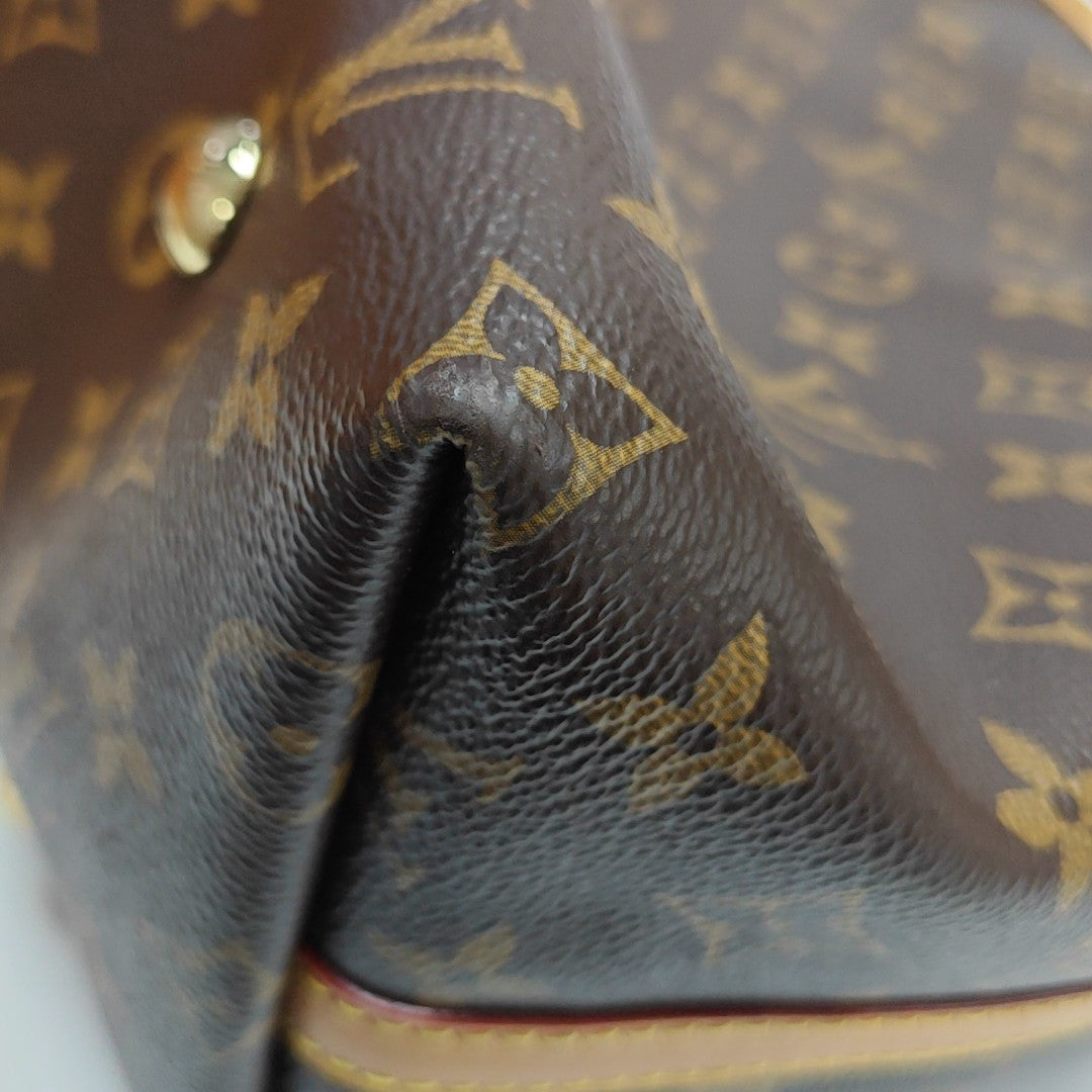 CARRYALL MM Monogram Coated Canvas Brown