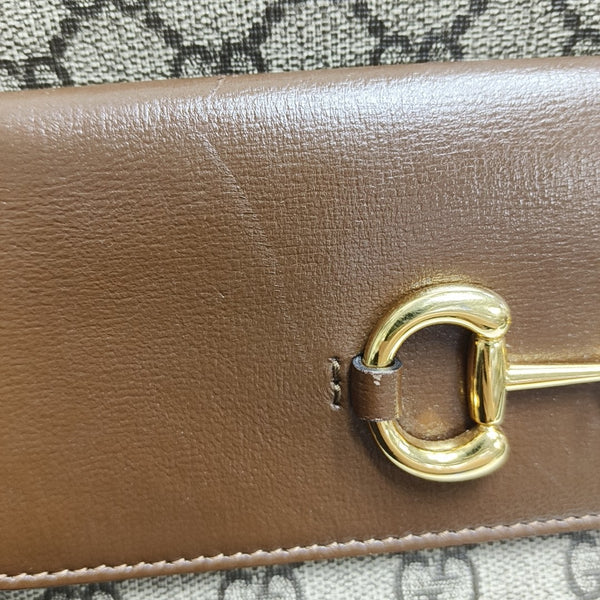Horsebit 1955 Pequeño Lona Revestida Beige