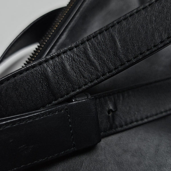 Calfskin Shoulder Bag Black