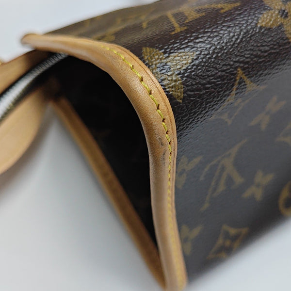 POPINCOURT Monogram Coated Canvas Brown