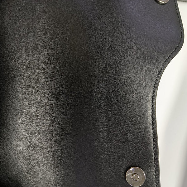 Oblique Calfskin Black