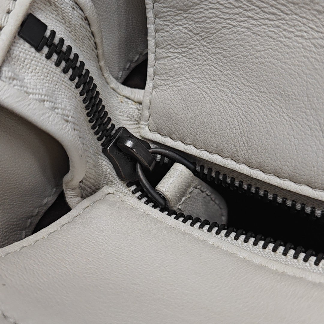 Lambskin Tote Bag White