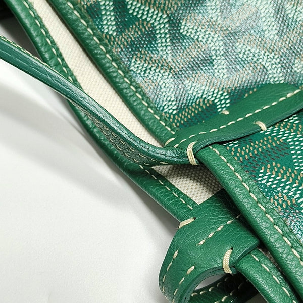 Authenticated pre-owned  Saint Louis PM Coated Canvas Green - Tote Bag at Looply