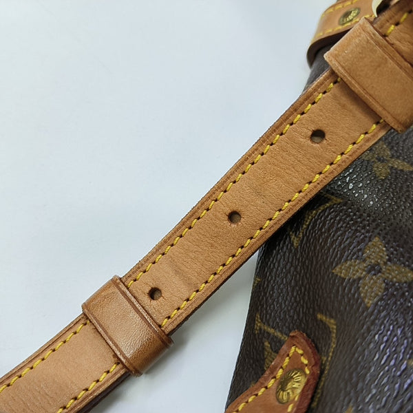 SAUMUR 30 Monogram Coated Canvas Brown