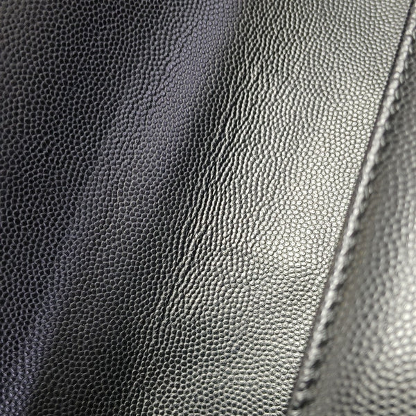 BOY CHANEL Medium Quilted Grained Calfskin Black